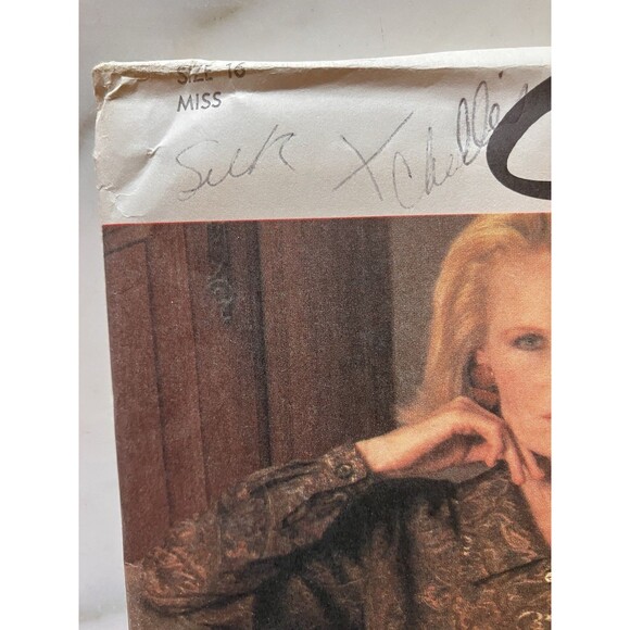 Vintage Simplicity Pattern 6583 Women’s Dress & Lined Jacket Size 16 Uncut 1984 - Picture 2 of 8